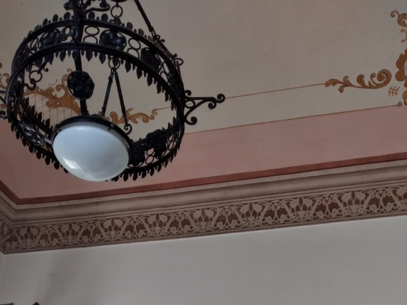 villa dettaglio soffitto